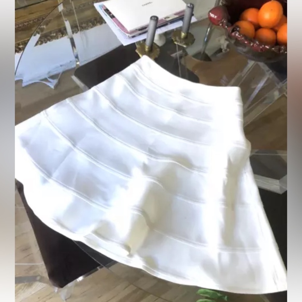L’agence white midi skirt size small MK